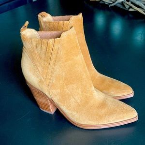 Marc Fisher suede ankle booties